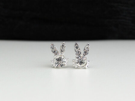 Bunny Earrings Silver