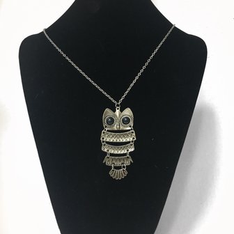 Necklace Owl Silver