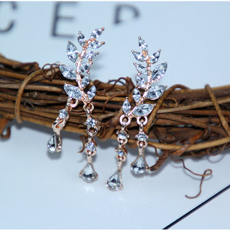 Earrings Lovely Rhinestone Crystal Stud
