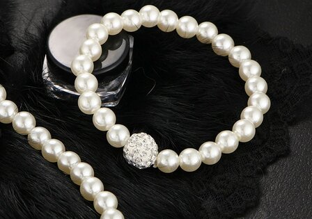 Silver Pearls Set