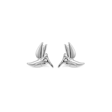 Beautiful Hummingbird minimalistische oorknopjes met een glanzend design 1