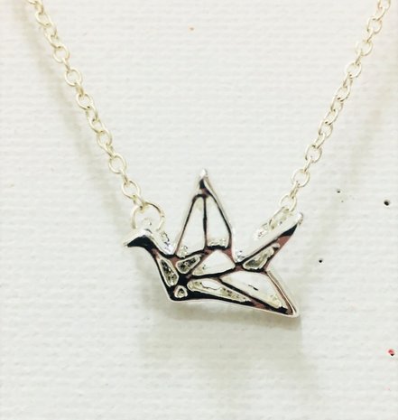 Necklace Flying Bird Silver