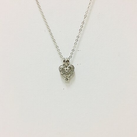 Necklace Heart of Fantasy Silver