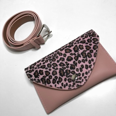 Leopard Bagbelt Pink