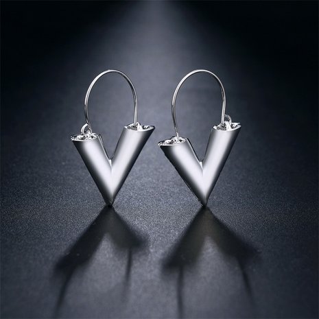 LV Earrings Silver