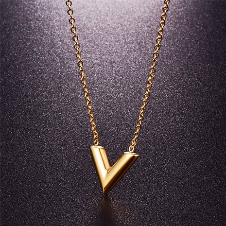 LV Necklace Gold