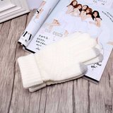 Gloves Solid Stretch White