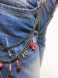 Denims Layer Shackle Pink Red