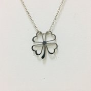 Necklace Four Leaved Clover Silver