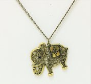 Necklace Elephant Brons