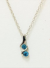 Necklace Diamond Clef Silver