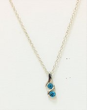 Necklace Diamond Clef Silver
