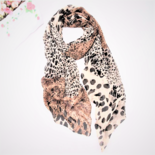 Lady Scarf Brown Leopard