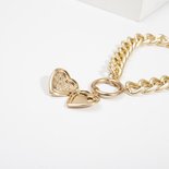 Chain Heart Gold