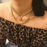 Chain Heart Gold