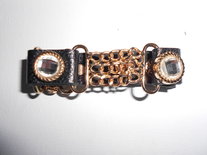 Kids Bracelet Black meets Gold