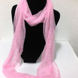 Evening Shawl Shinning Light Pink
