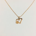 Necklace Valentines Heart Rosé Gold