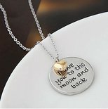 Necklace Silver Meets Gold Valentine