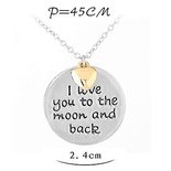 Necklace Silver Meets Gold Valentine