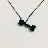 Necklace Weightlifter Black