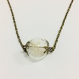Necklace Brons Glass Seed