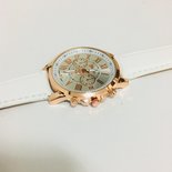 Watch Women Roman Gold White