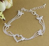 Ankle Bracelet Charm Silver
