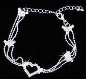 Ankle Bracelet Charm Silver