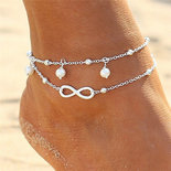 Ankle Bracelet Charm Infinity