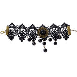 Ankle Bracelet Gothic Black