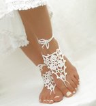 Foot Charm Set White