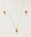 Heart Of Gold Set Purple