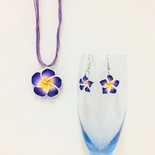 Hawaiian Flower Set Purple