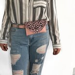 Leopard Bagbelt Pink