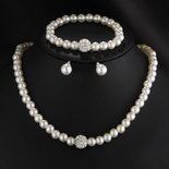 Silver Pearls Set