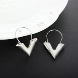 LV Earrings Silver