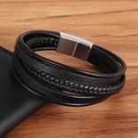 Casual Wrap Black Silver