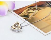 Double Hearts Gold Silver
