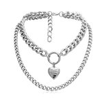 Chain Heart Silver