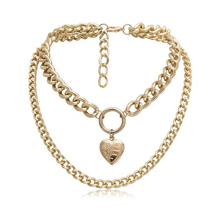 Chain Heart Gold