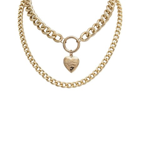 Chain Heart Gold