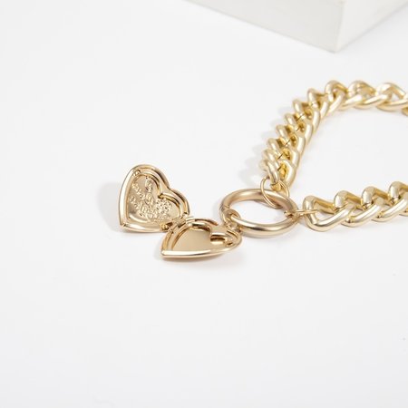 Chain Heart Gold